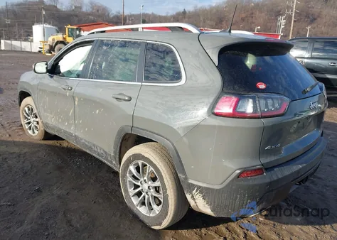 2021 Jeep Cherokee Latitude Lux 4X4 из США, поврежденный, VIN 1C4PJMMX0MD213412